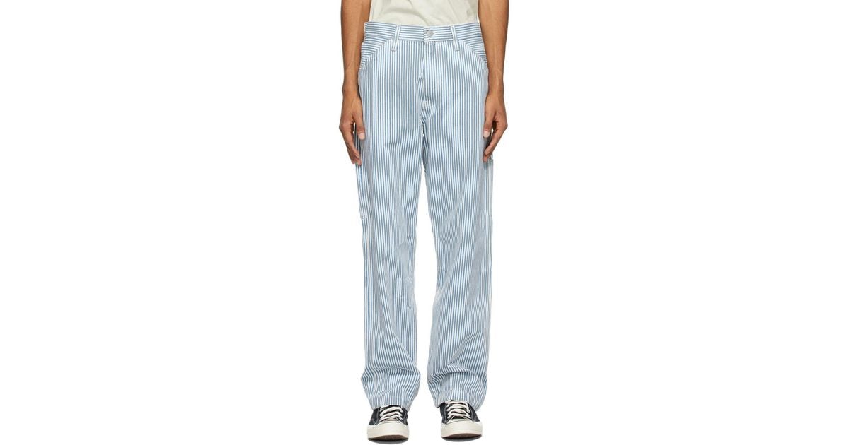 Levi's pinstripe best sale trousers