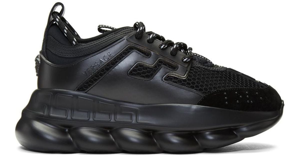 Versace Chain Reaction Sneakers in Nero (Black) for Men - Lyst