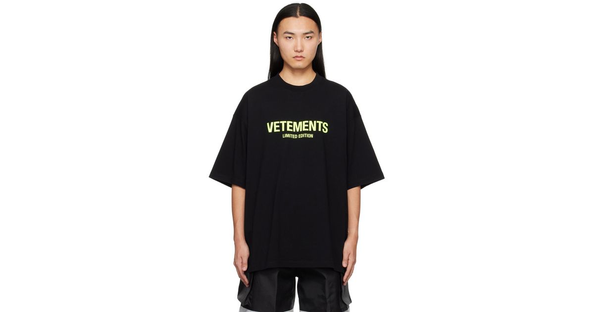 【関税込み】VETEMENTS ブラック Limited Edition Tシャツ 24858769_55192889_600.jpg