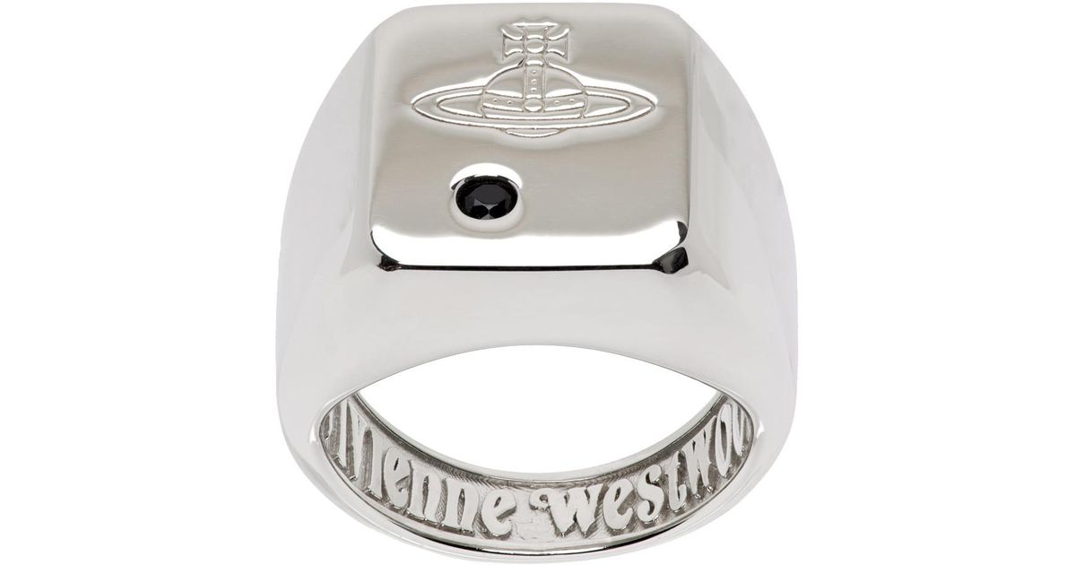 Vivienne Westwood Carlo Ring in Metallic for Men | Lyst