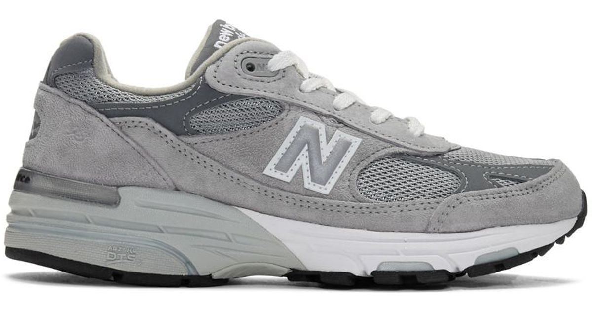 New Balance Grey 993 Sneakers in Gray for Men | Lyst