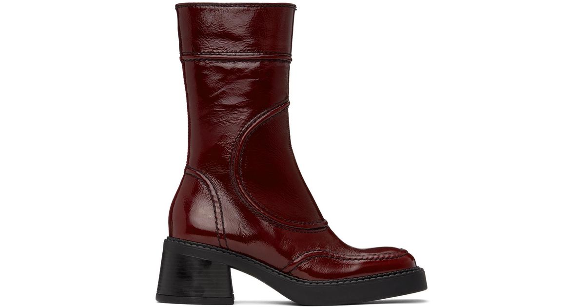 Miista Malene Boots In Red Lyst