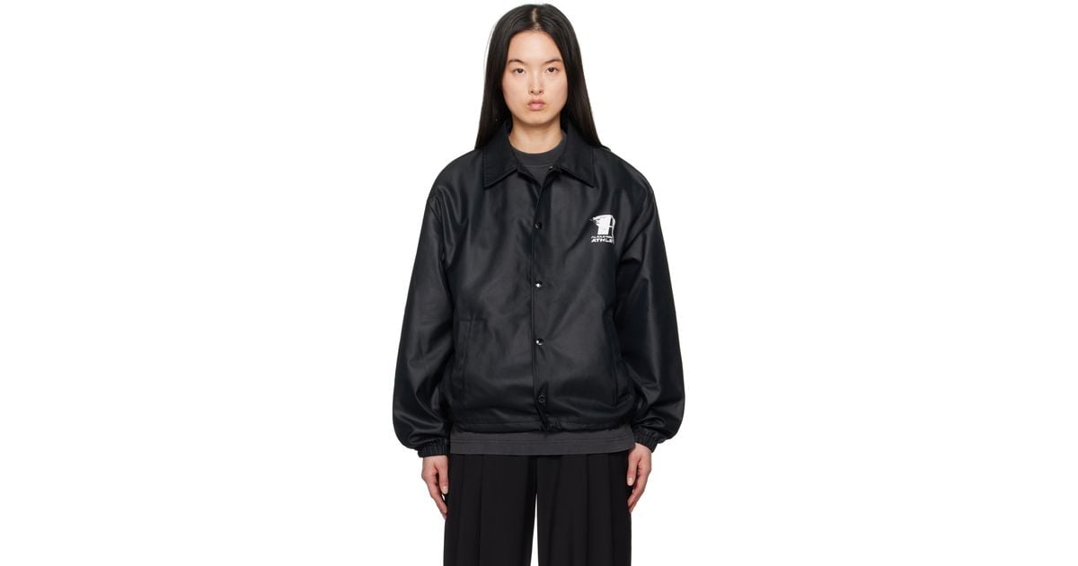 Alexander Wang Canvas Coach Jacket in Black Lyst UK
