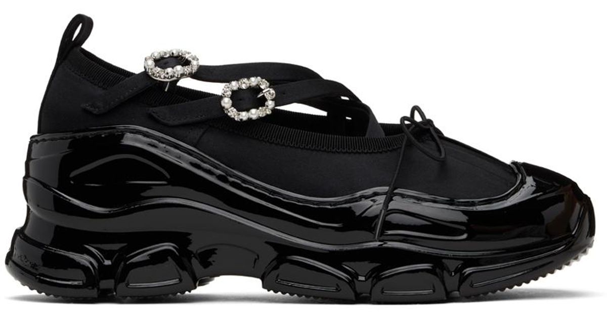 バレエシューズ SIMOEN ROCHA MESH TRACKER BALLERINA Simone Rocha Simoen Rocha Mesh Tracker Ballerina | HT200804BLACK