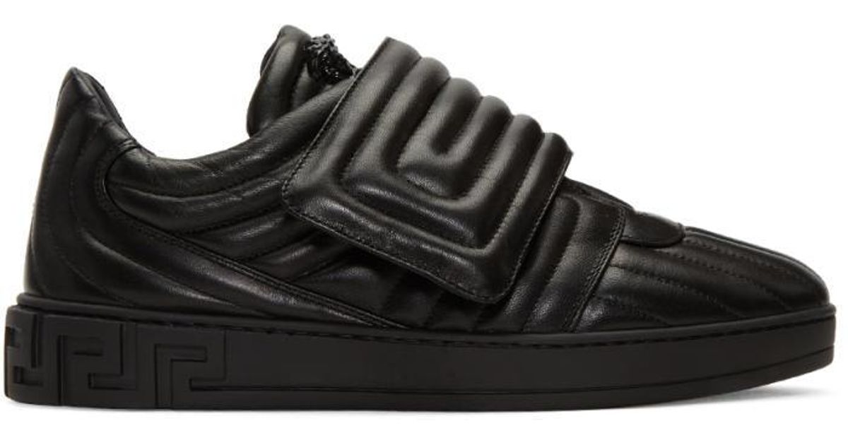 Versace quilted best sale sneakers