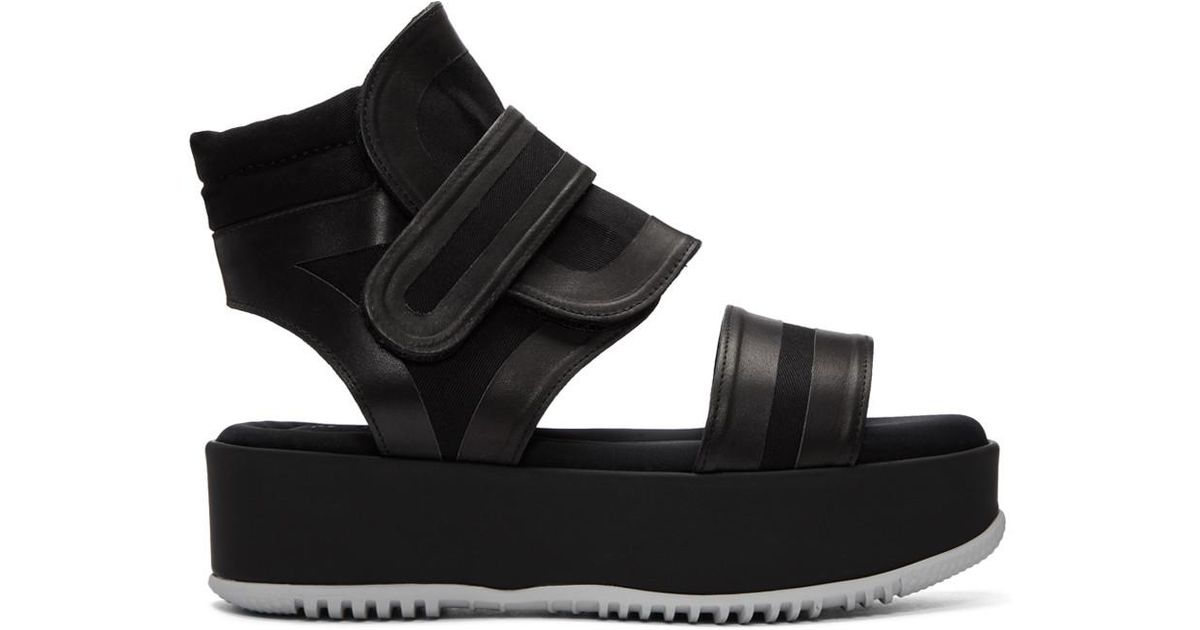 platform sandals velcro
