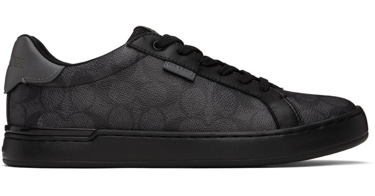 Coach black and gray sneakers
