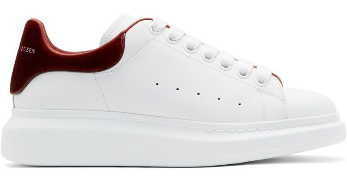 White \u0026 Orange Oversized Sneakers 