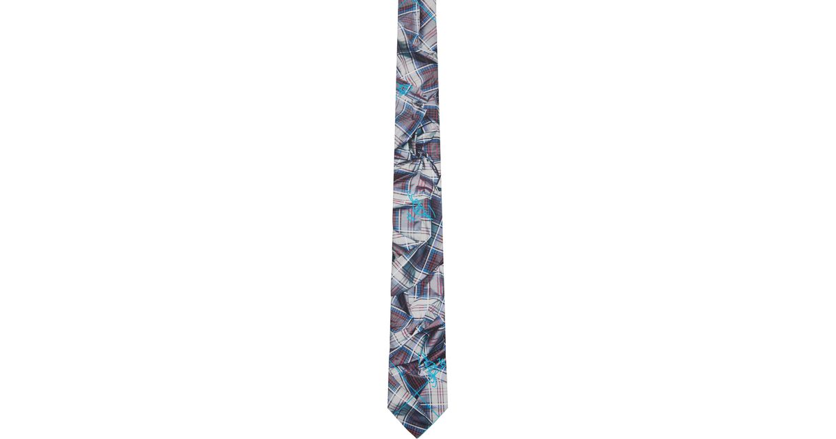 vivienne westwood tartan tie