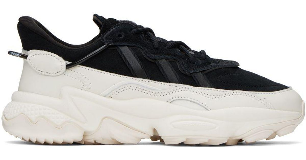 adidas Originals Black & White Ozweego Tr Sneakers for Men | Lyst