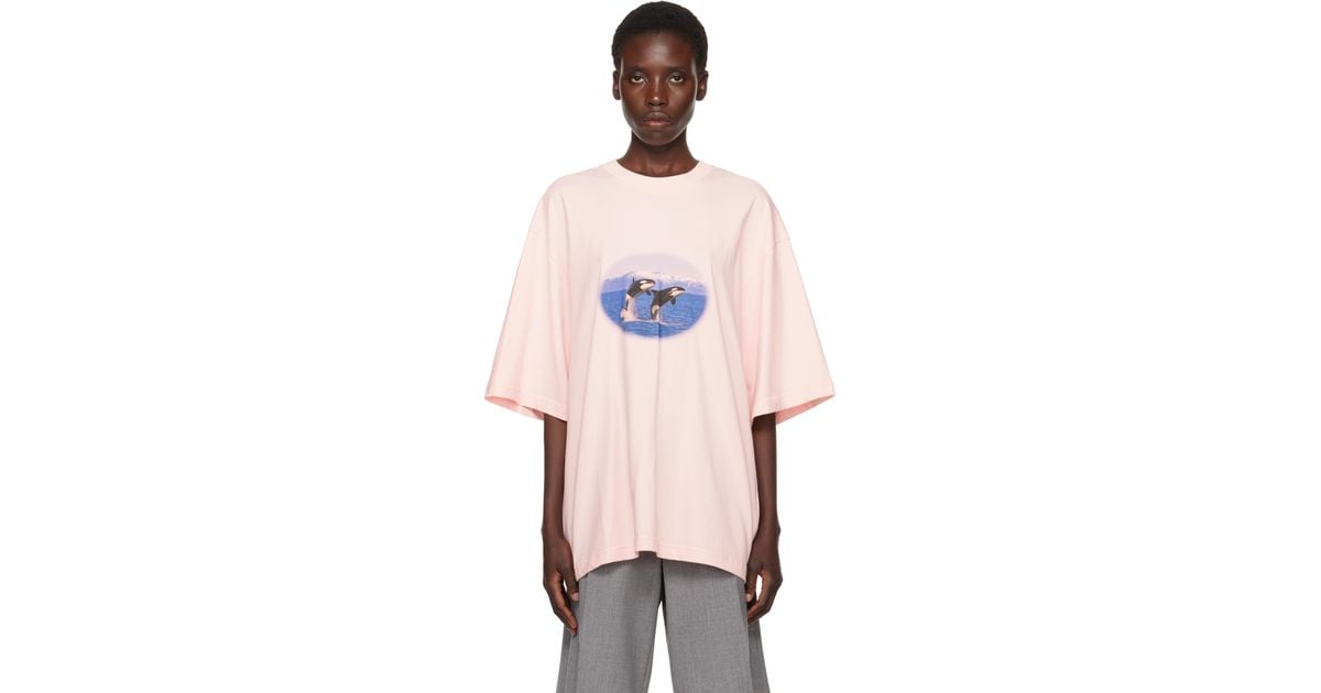 【関税込み】ABRA ピンク Orca Tシャツ Abra Orca T-Shirt in Pink | Lyst