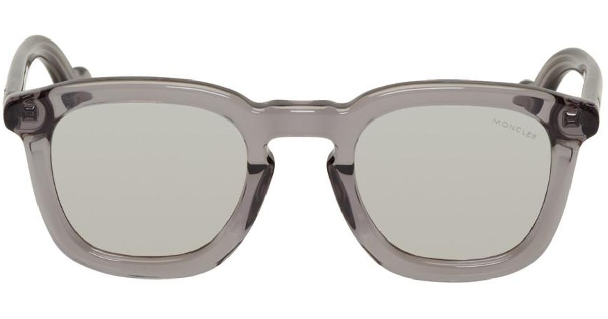Moncler Transparent Mr Ml 0006 Sunglasses in Grey (Grey) for Men | Lyst  Australia
