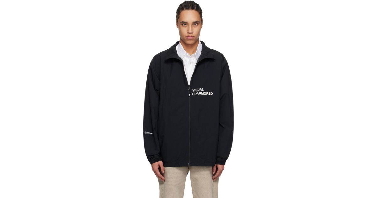 WTAPS Track Nylon Tussah Pertex Jacket in Black for Men | Lyst