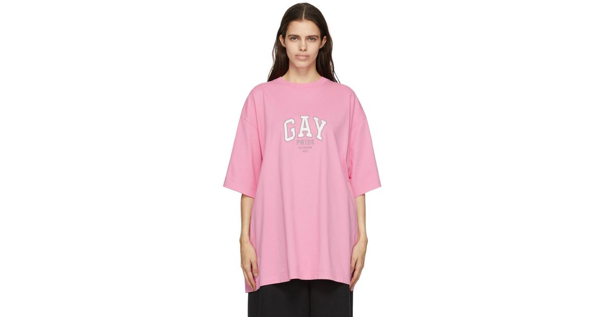 gay pride balenciaga shirt