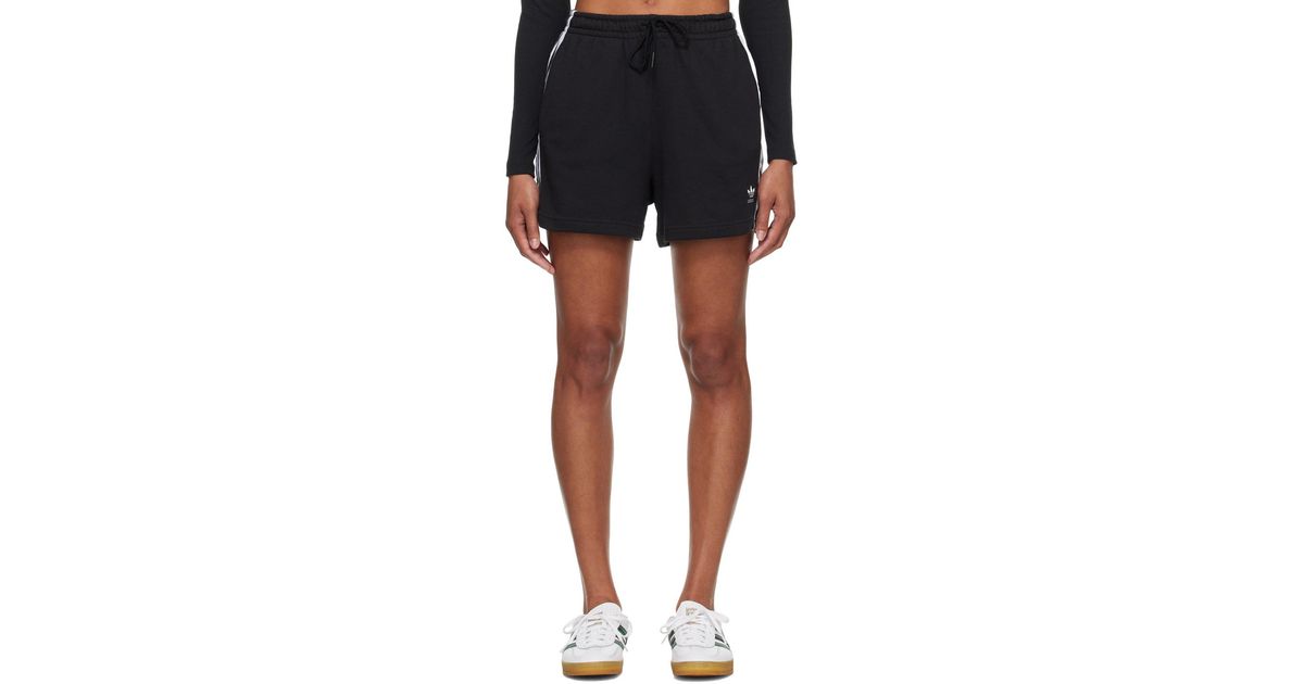 adidas Originals 3-Stripes Shorts in Black