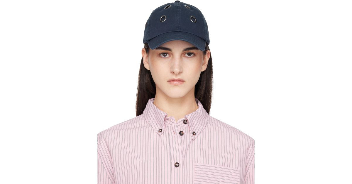 GIMAGUAS Eyelets Cap in Blue | Lyst