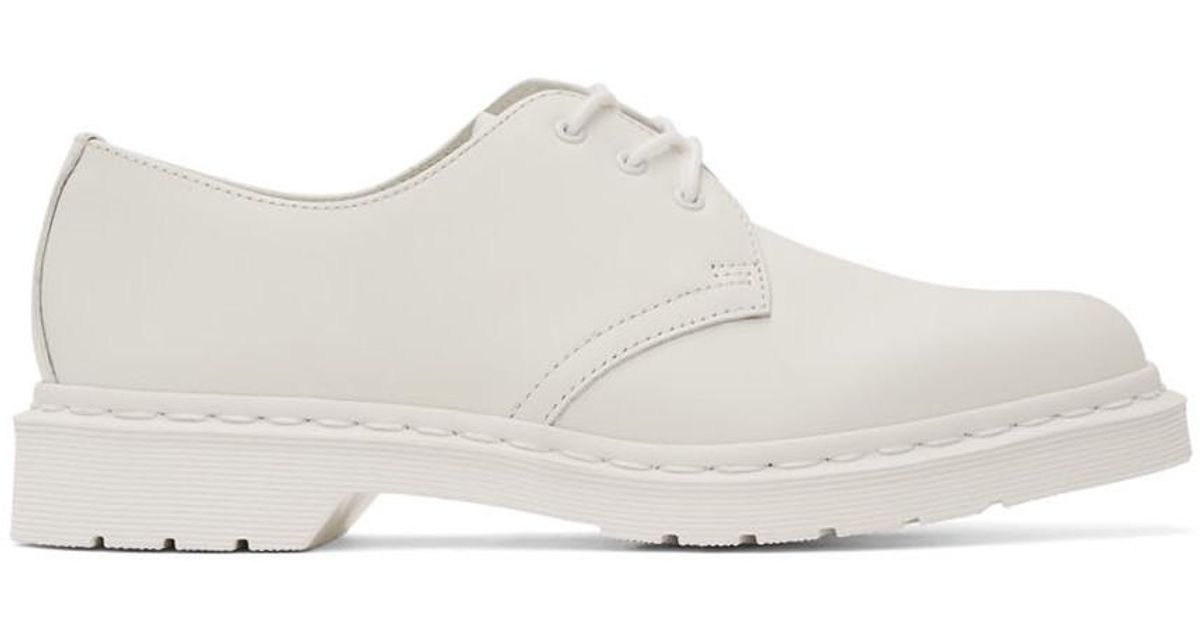 dr martens mono 1461 white