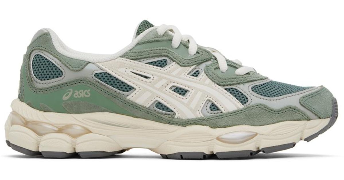 Baskets gel-nyc vert et blanc cassé Asics en coloris Noir Lyst