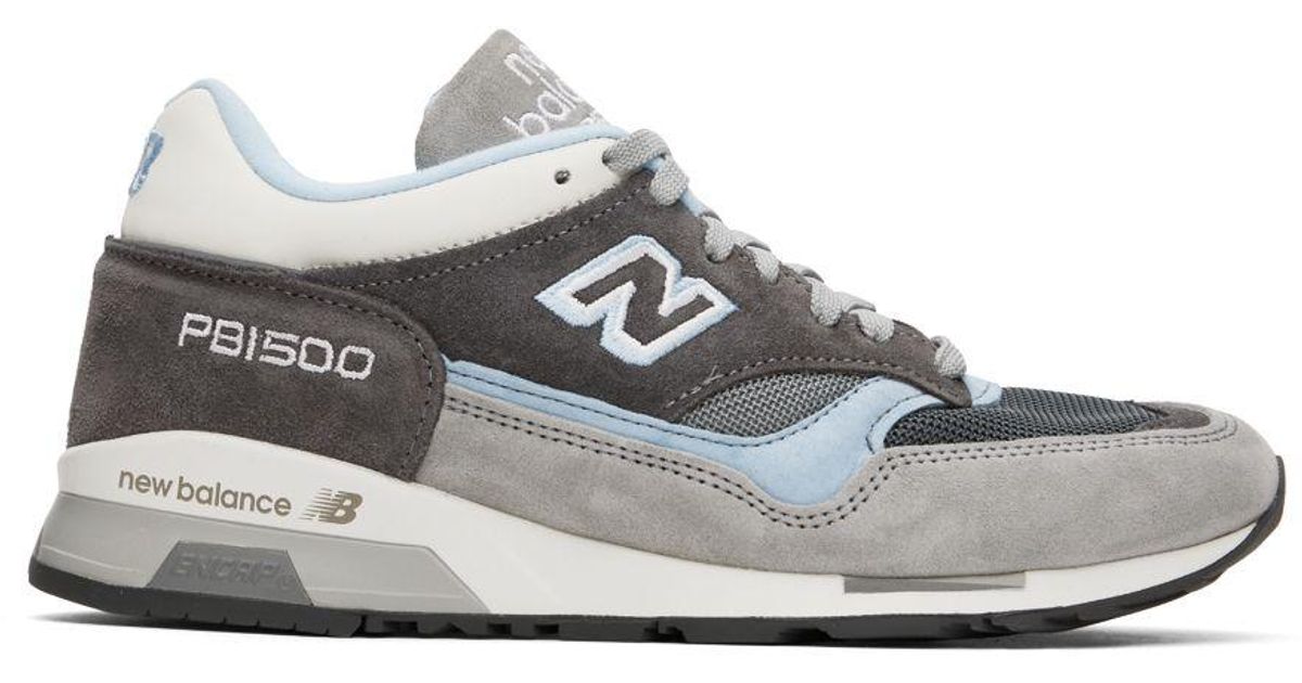 New Balance Gray & Blue Paperboy & Beams Edition 1500 Sneakers in Black | Lyst