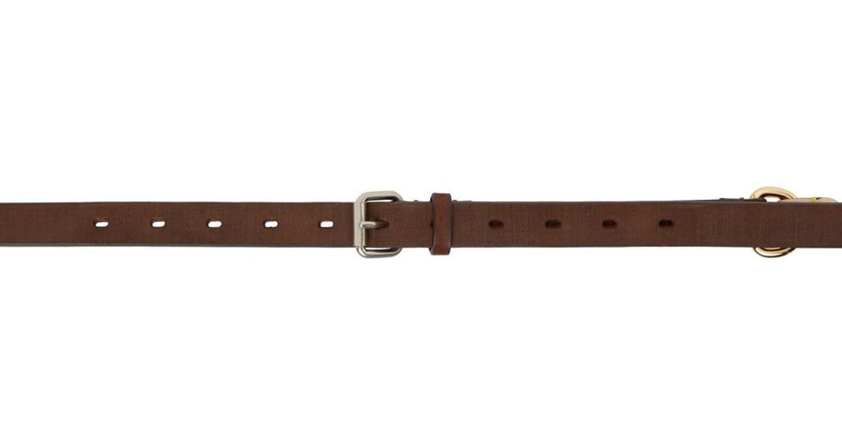 Takahiromiyashita The Soloist stud-embellished leather belt - Black