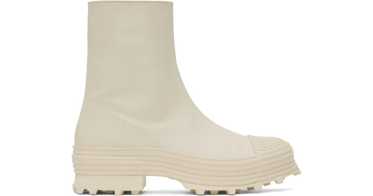 CAMPERLAB Off-white Traktori Boots in Natural | Lyst