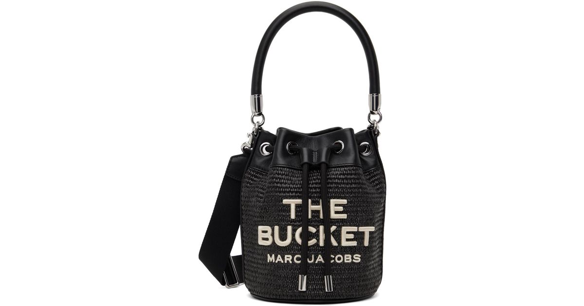 Marc Jacobs The Woven Bucket バッグ ブラック | Lyst Marc Jacobs The Woven Bucket バッグ ブラック | Lyst