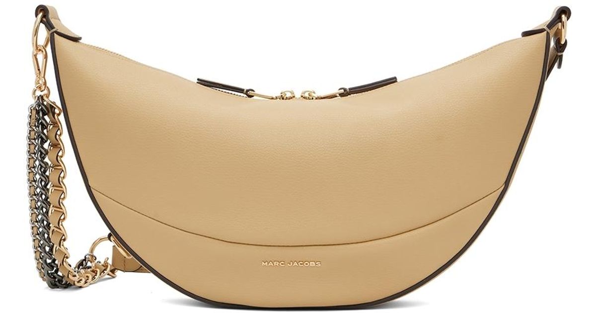 Marc Jacobs Leather 'the Eclipse Shoulder Bag' Pouch in Tan (Natural