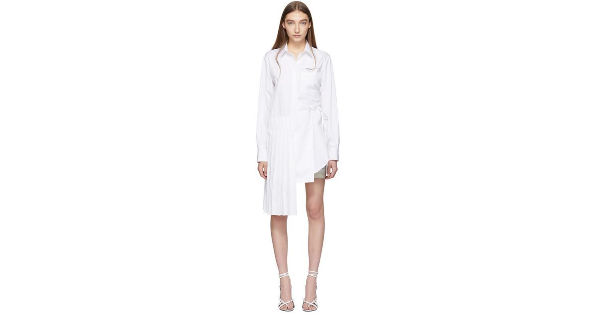 Off white cheap shirt dress