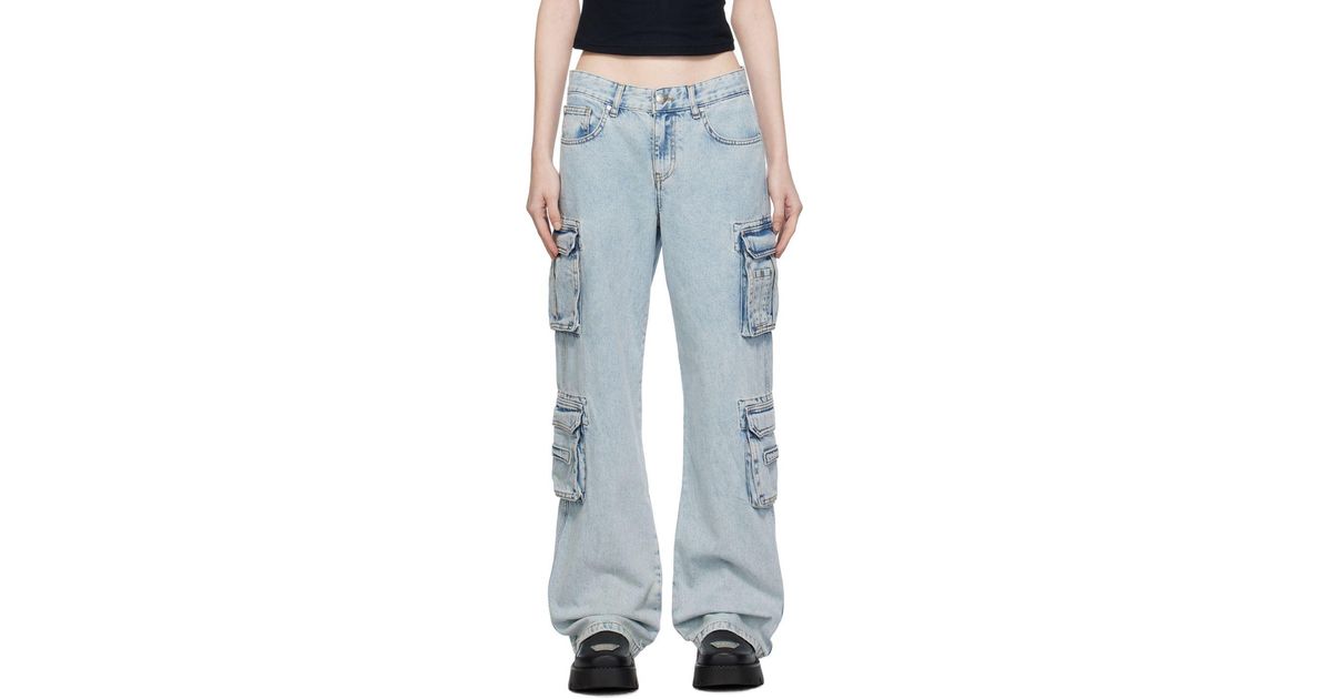 Misbhv Monogram Print Loose Fit Jeans, $335, farfetch.com