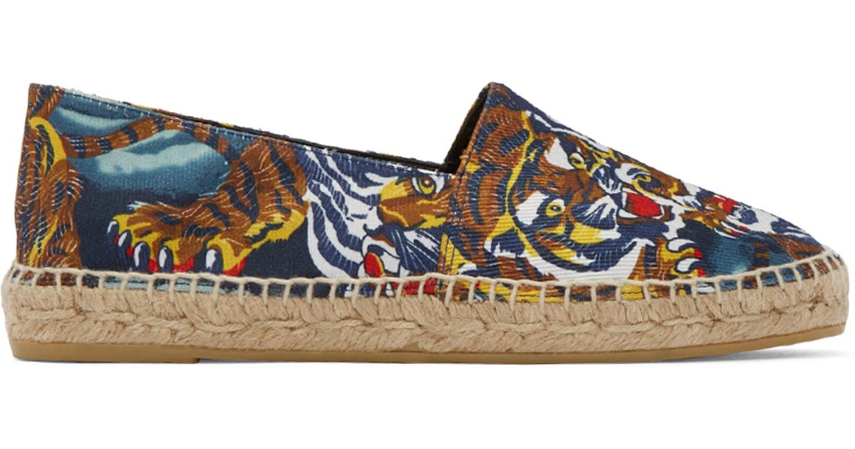 KENZO Rubber Multicolor Flying Tiger 