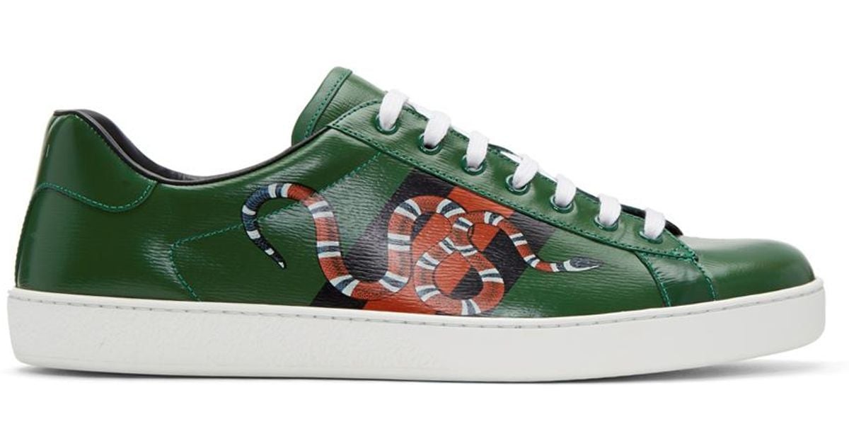 gucci sneakers green