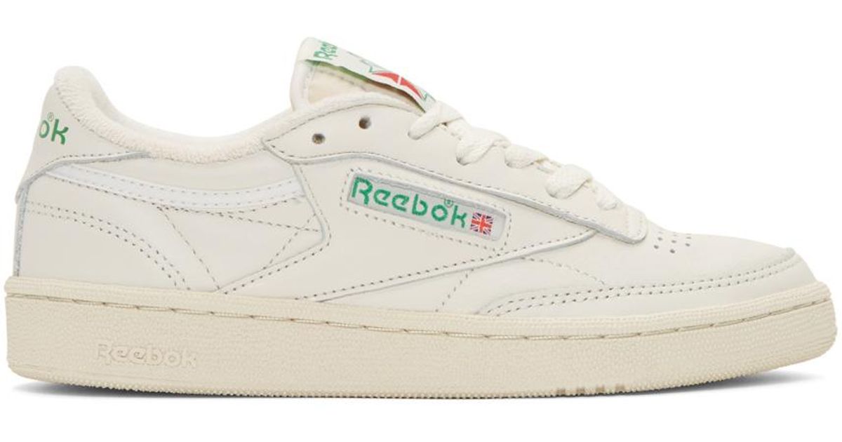 reebok classics club c 85 mu trainers in off white