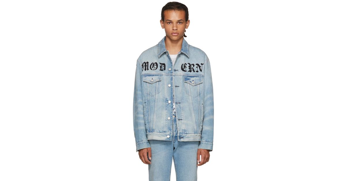 gucci modern future denim jacket