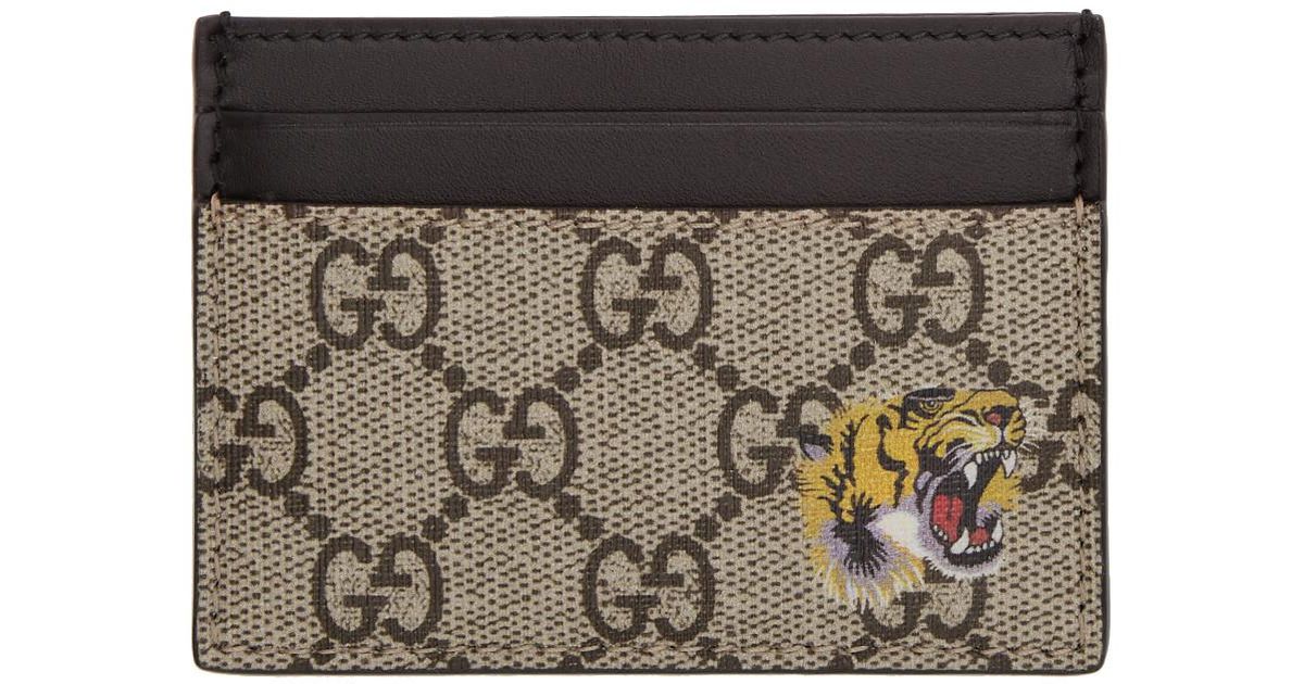 Gucci Tiger Card Holder Flash Sales, 56 