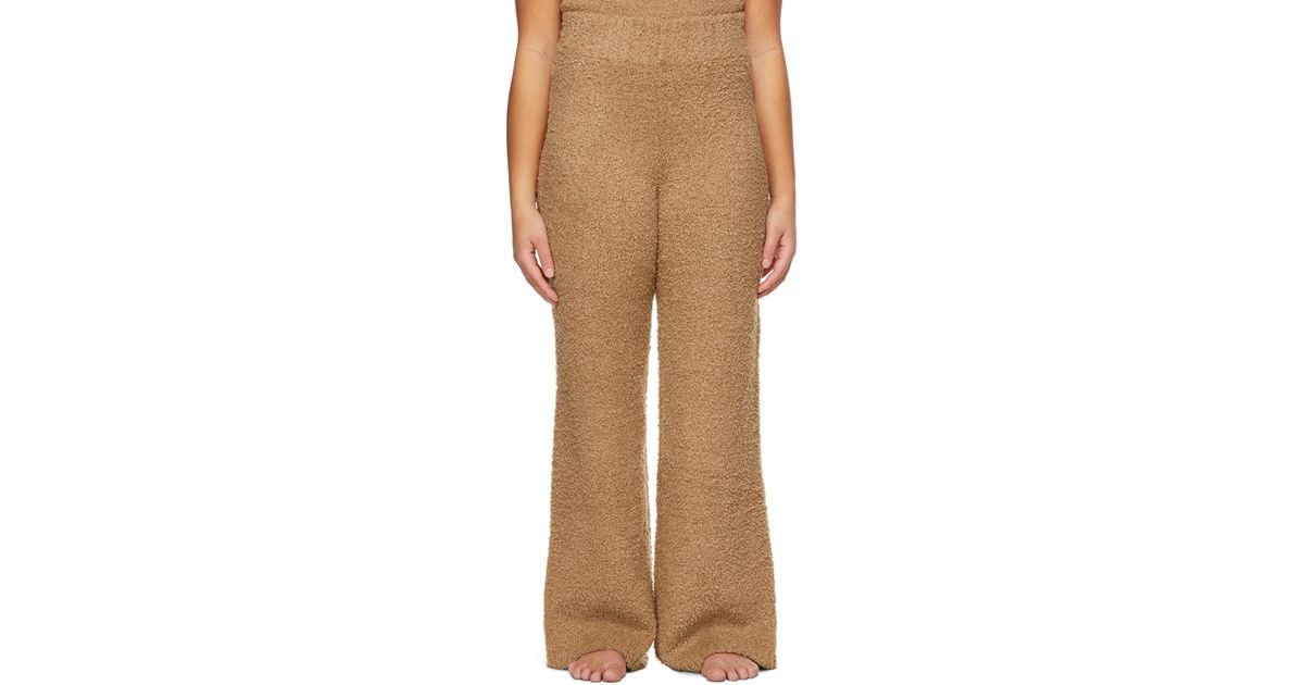 skims fuzzy pants