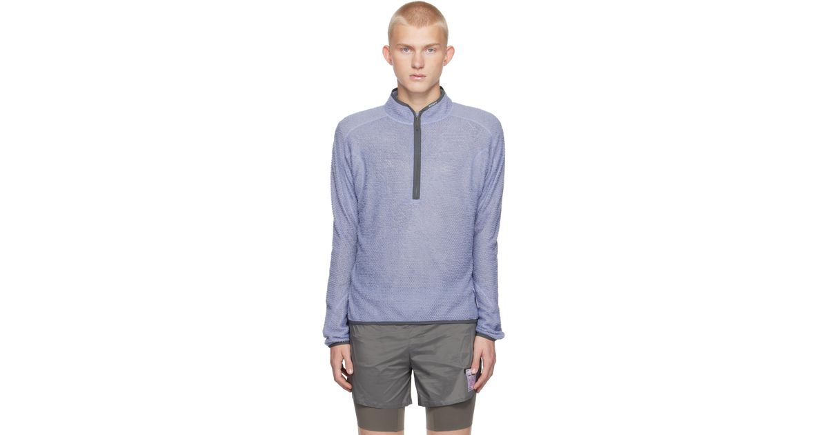 Satisfy Ghostfleece Ad Light Half‑Zip Sweater for Men | Lyst UK