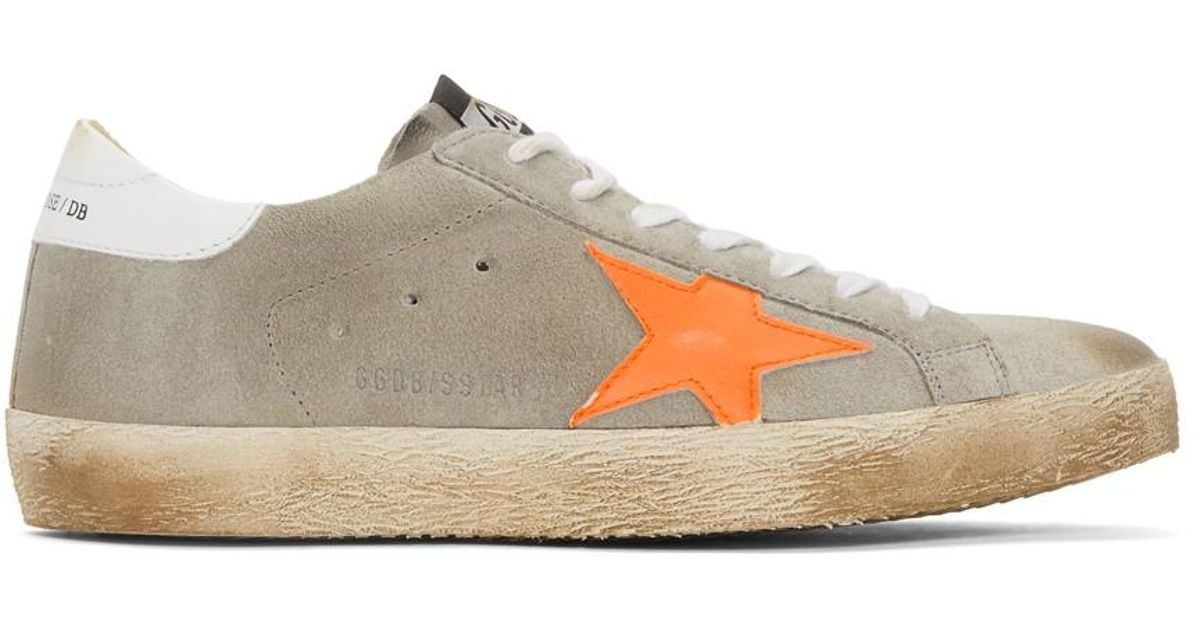 Golden Goose Grey And Superstar Sneakers in Gray for Men | Lyst