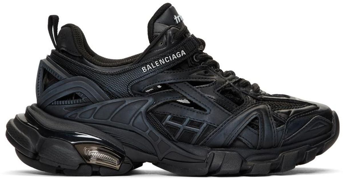 Balenciaga Track.2 Open Mesh Running Sneakers in Black for Men - Lyst