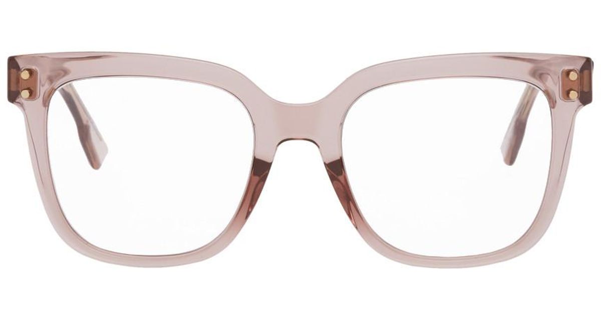 pink dior glasses