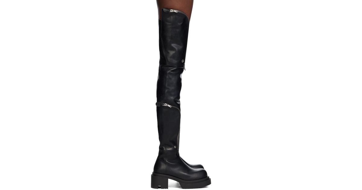Rick Owens Bauhaus Wader Bogun ブーツ ブラック | Lyst