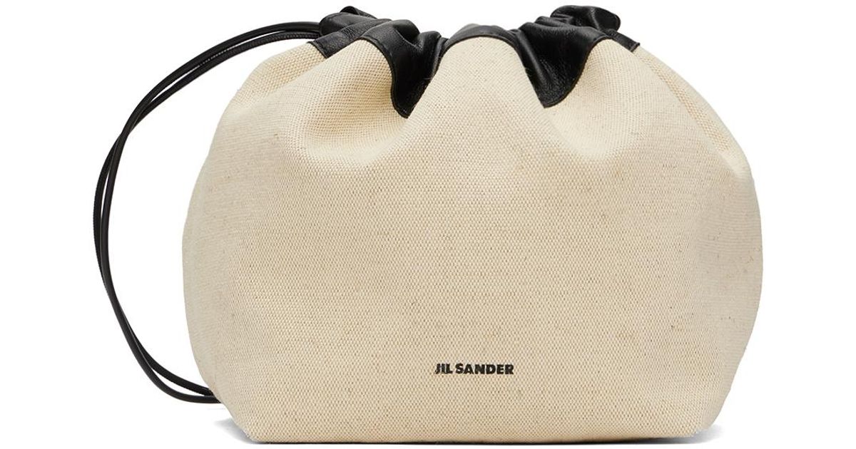 ◆正規品◆JIL SANDER DRAWSTRING DUMPLING BAG◆関税込◆人気◆ Jil Sander Dumpling | italist