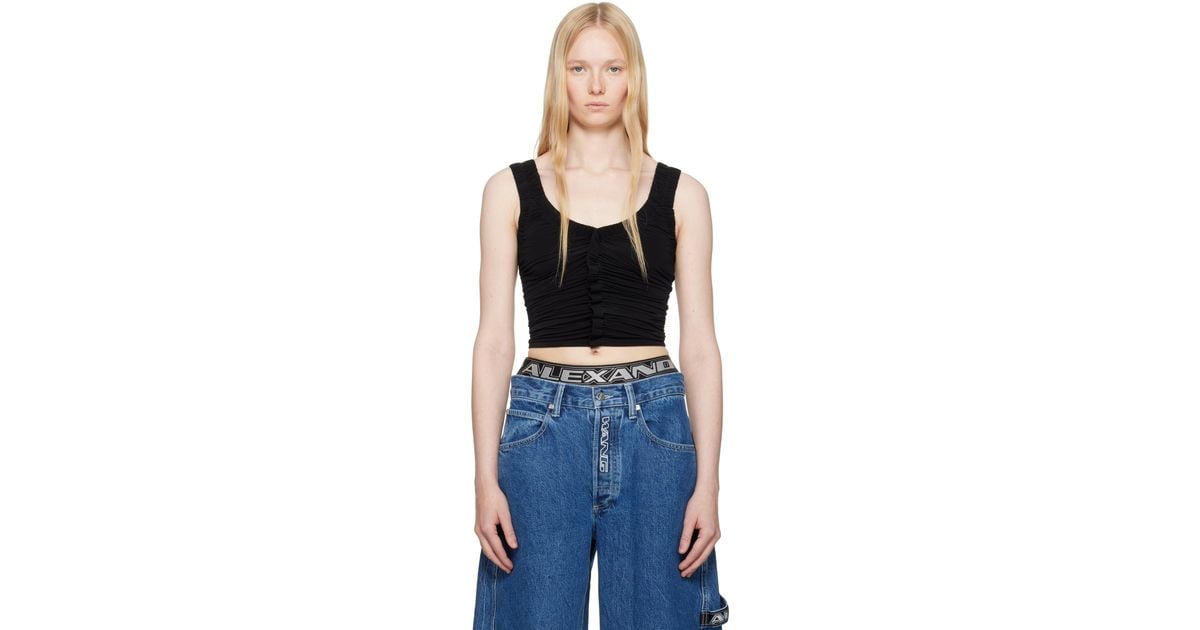 ALEXANDER WANG シアールーシュ タンクミニワンピース 1CC2256750690BS.jpg