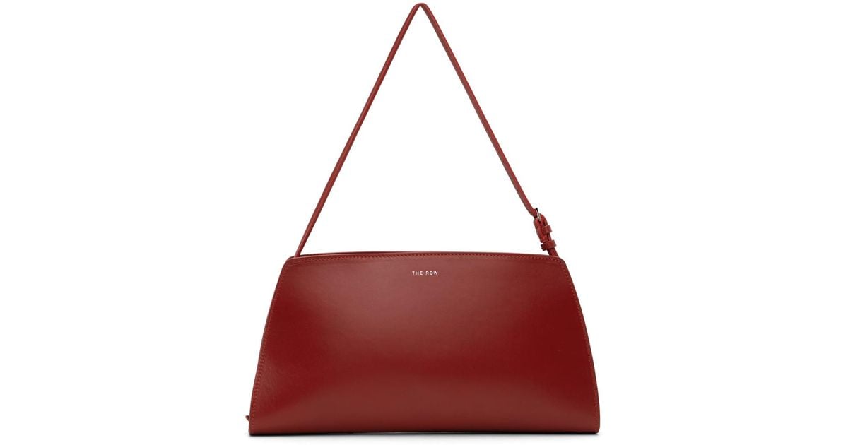 おすすめ☆大人気【The Row】バーガンディ Dalia バゲットバッグ The Row | Dalia baguette burgundy leather bag | Savannahs