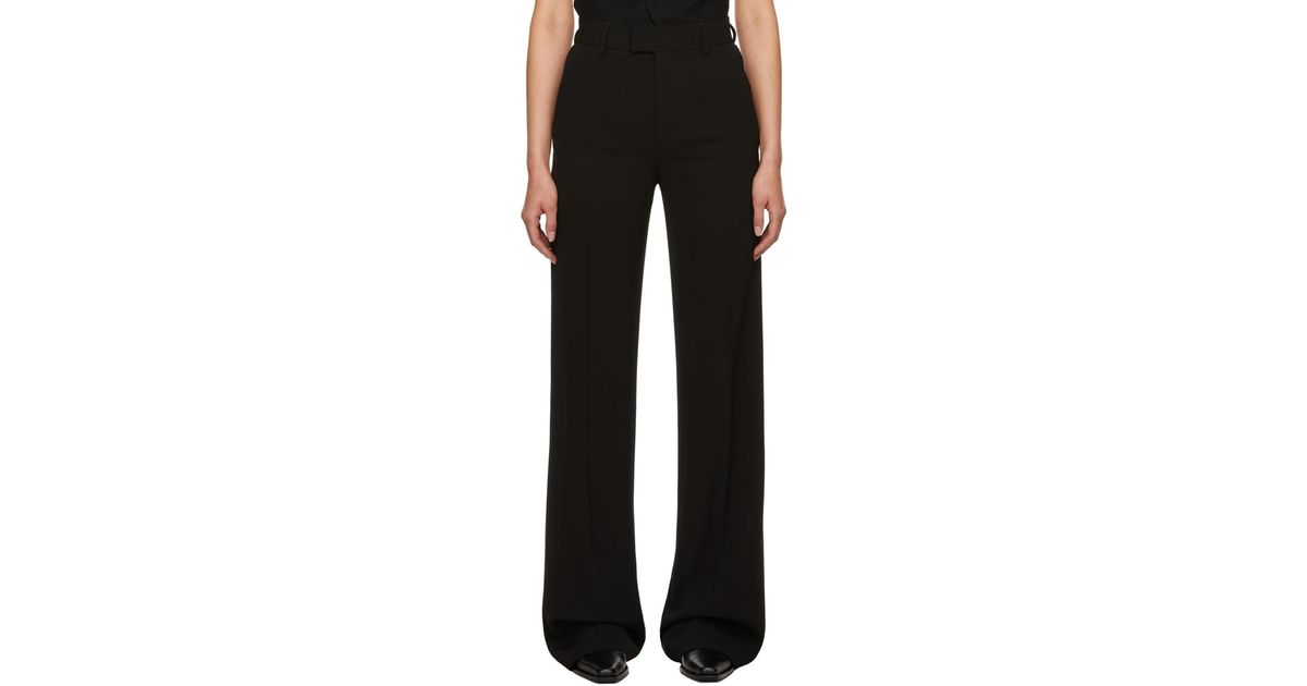 Ann Demeulemeester Maaike Trousers in Black | Lyst