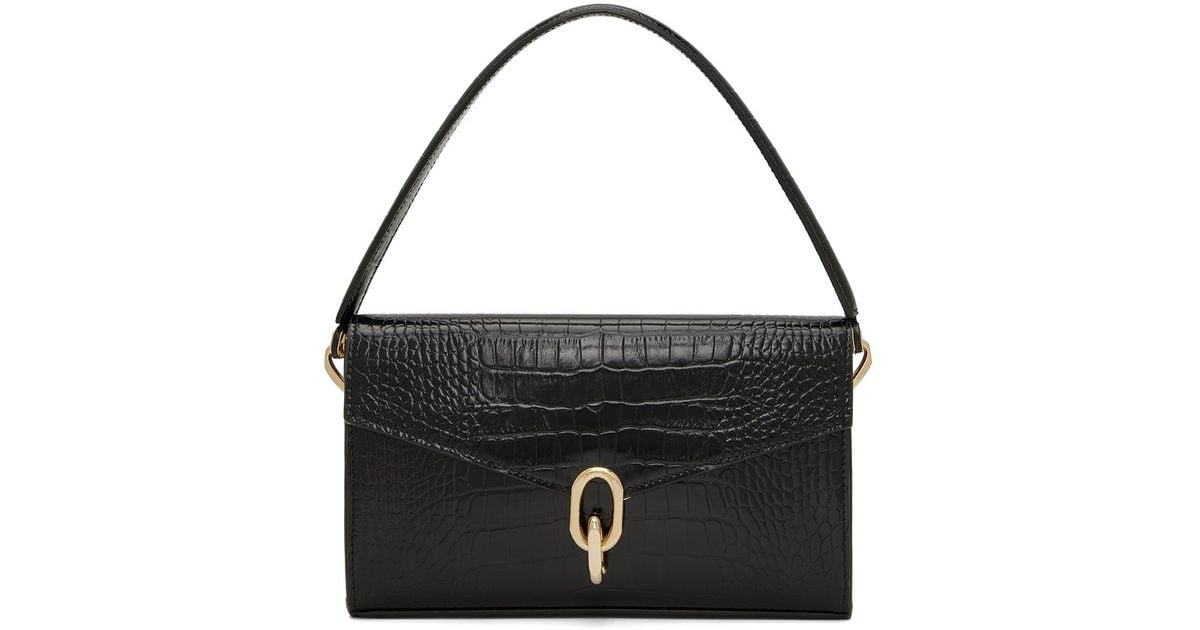 Anine Bing Leather Colette Top Handle Bag in Black | Lyst Canada