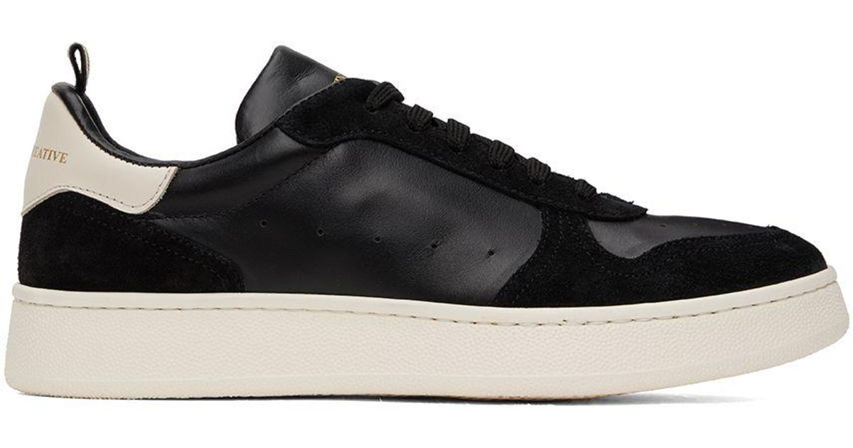 Officine Creative Black Mower 011 Sneakers for Men | Lyst