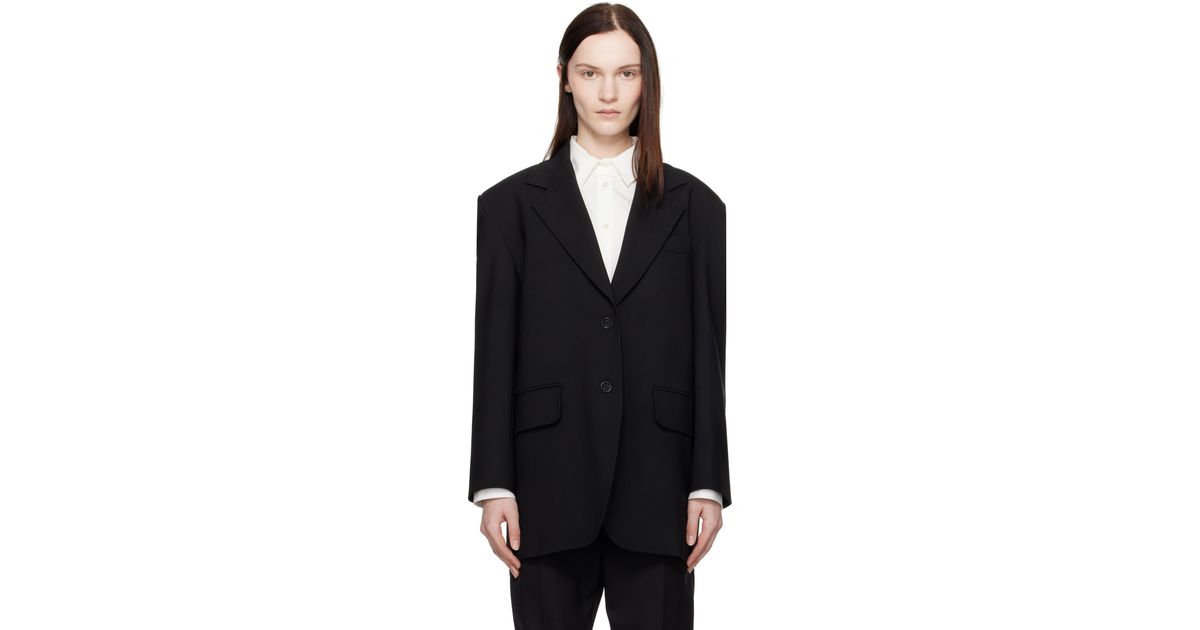 【関税込み】Max Mara ブラック Suez テーラードジャケット Max Mara ブラック Suez テーラードジャケット ブラック | Lyst