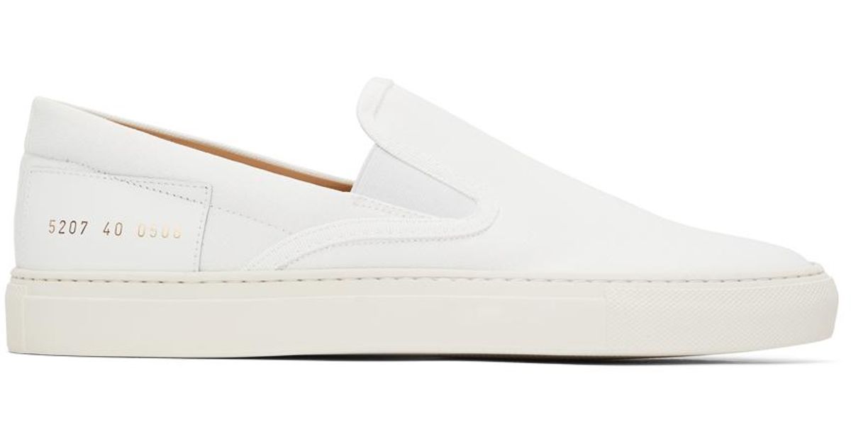 common projects white slip on