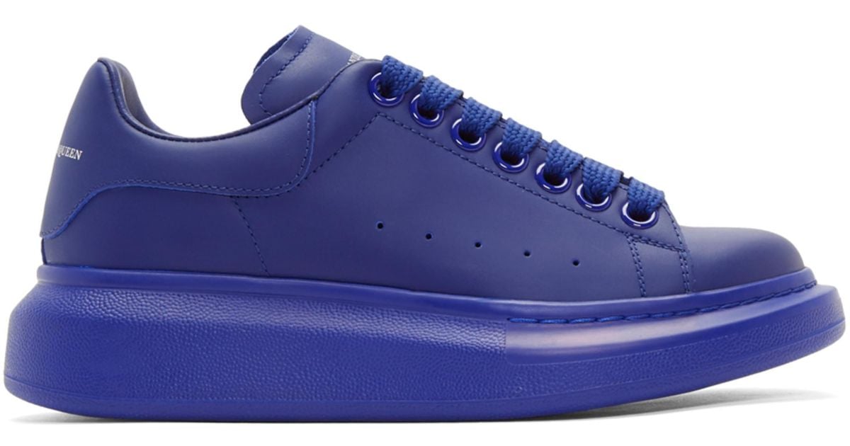 Alexander McQueen Blue Oversized Sneakers | Lyst UK