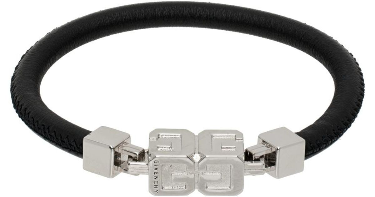 Givenchy Black G Cube Bracelet for Men | Lyst